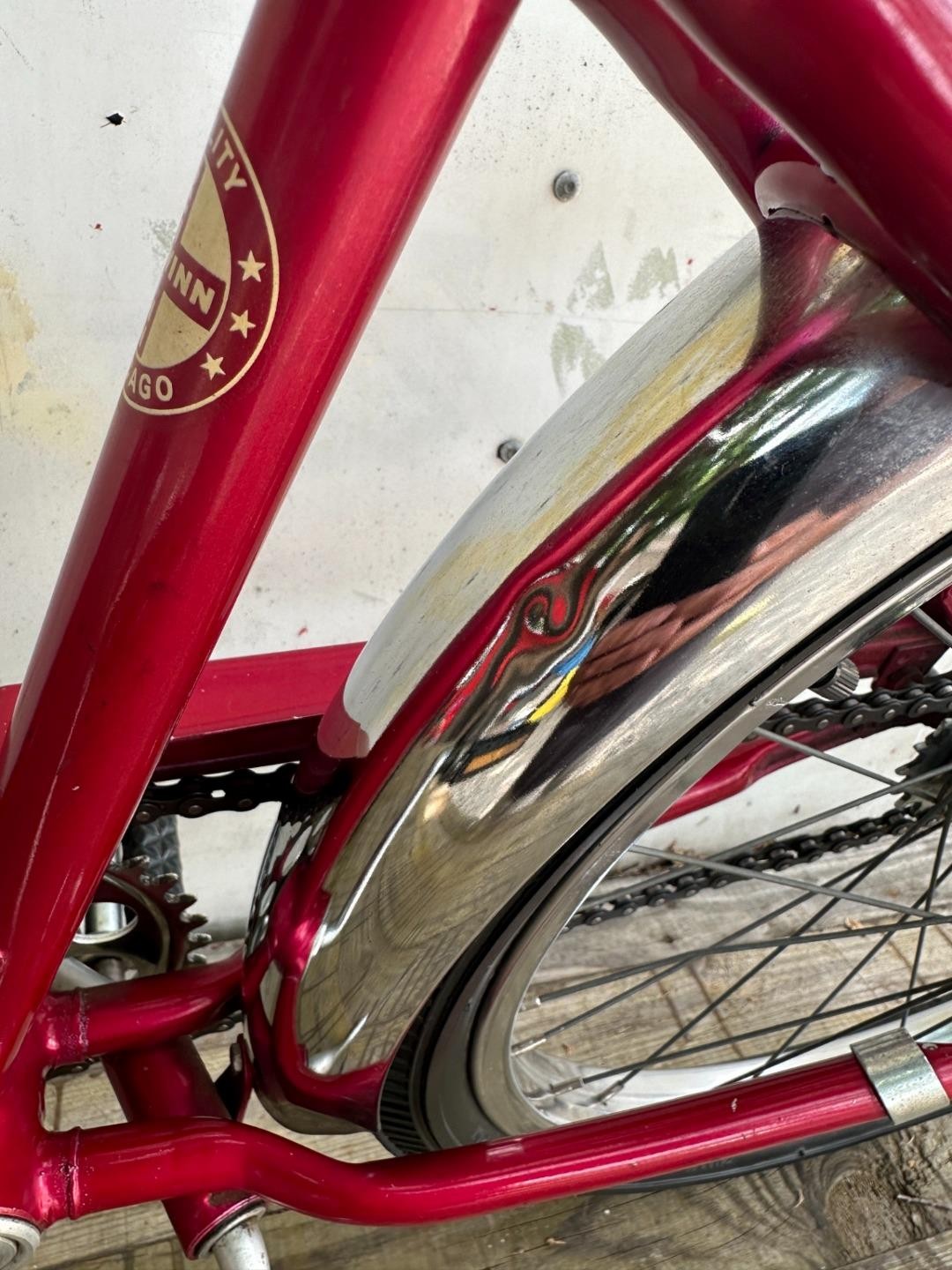 1972 Schwinn Lil 'Chik Bicycle Bendix Coaster Brake S7 20" Burgundy