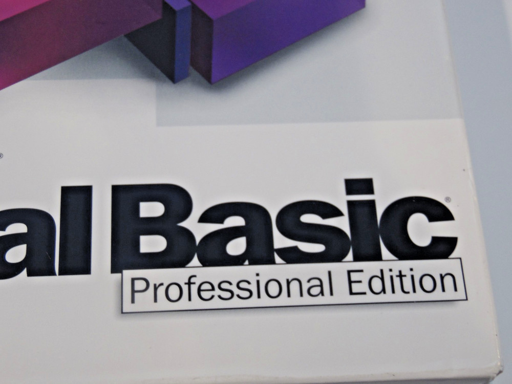 Microsoft Visual Basic 5.0 Professional Edition VB5 Pro CD-ROM in Retail Box