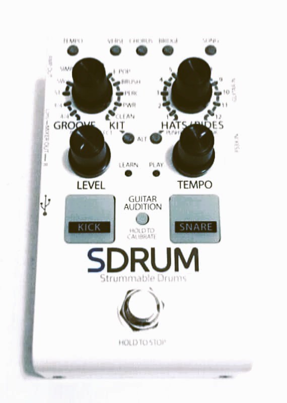 Digitech SDRUM Strummable Drums Guitar Effects Pedal - In Box