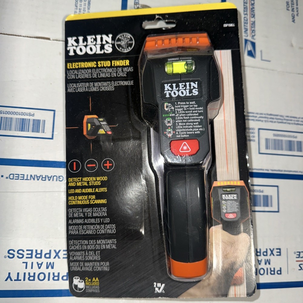 Klein Tools ESF150LL Electronic Stud Finder with Cross-Line Lasers
