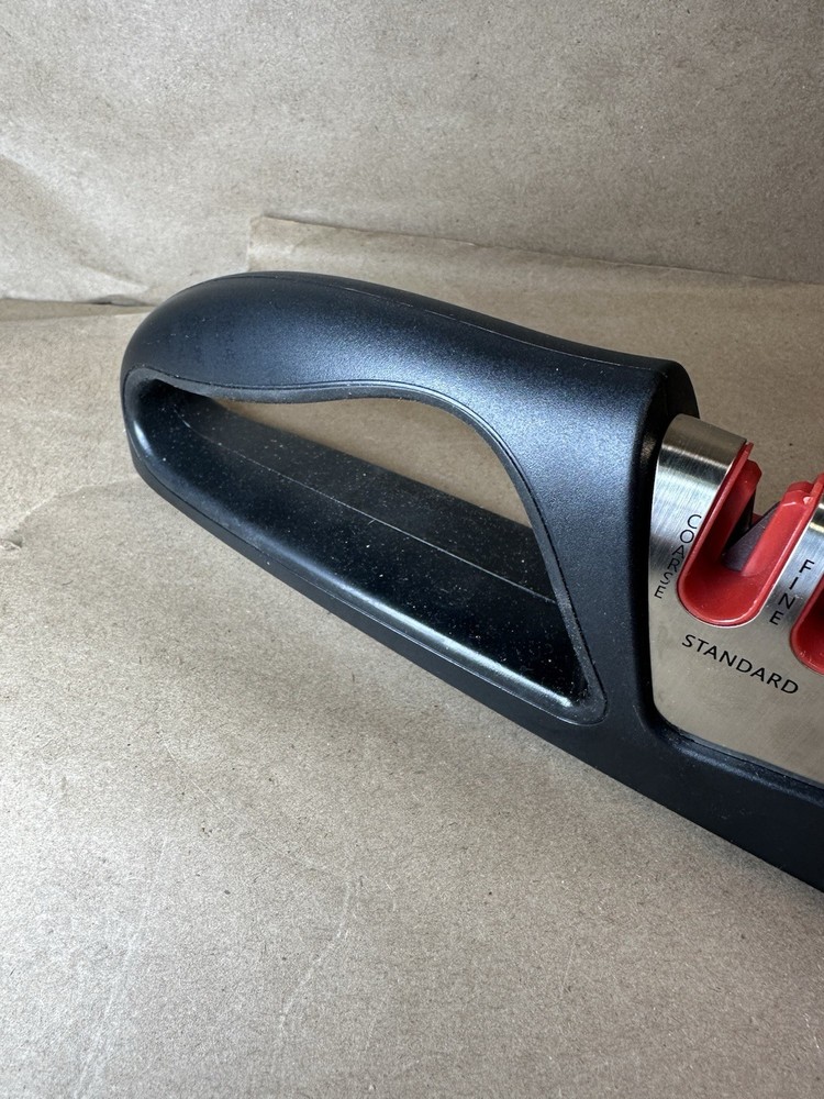 ZWILLING Razor-Sharp 4-Stage Pull Through Knife Sharpener with Shear Sharpener