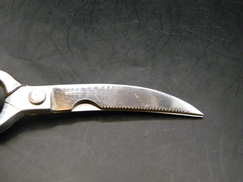 SANELLI Chrome Poultry Shears Locking Scissors ITALY