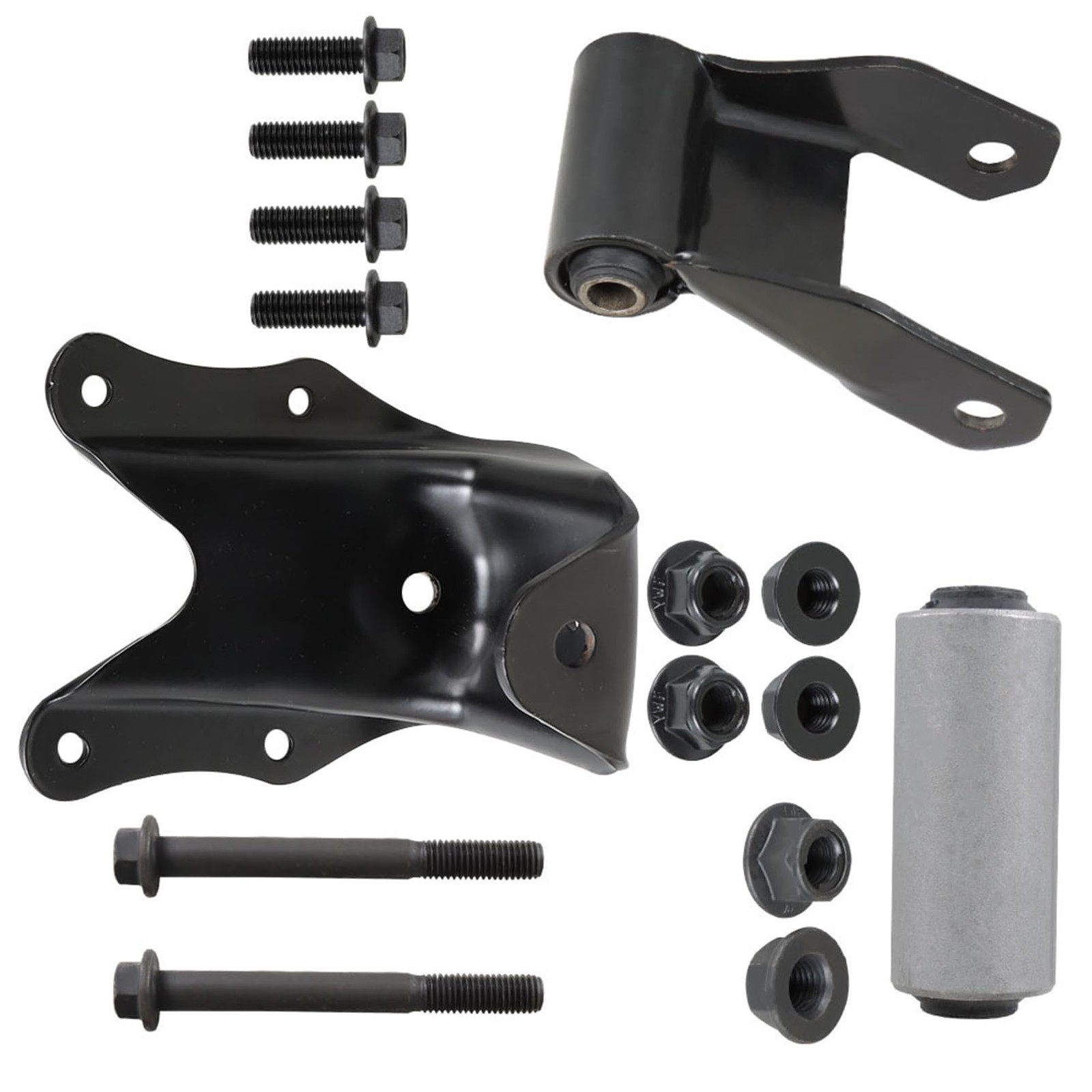 Rear Leaf Spring Shackle Bracket Hanger Kit Replacement for F150 F250 F350