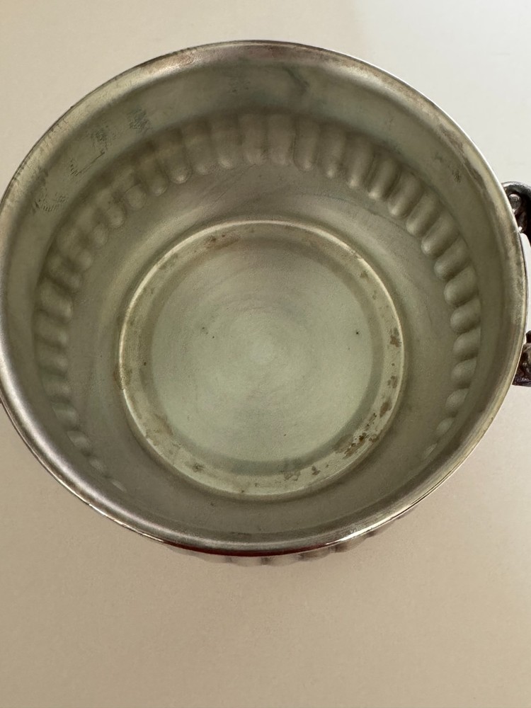 Eales 1779 Silverplate Lidded Sugar Bowl with Handles