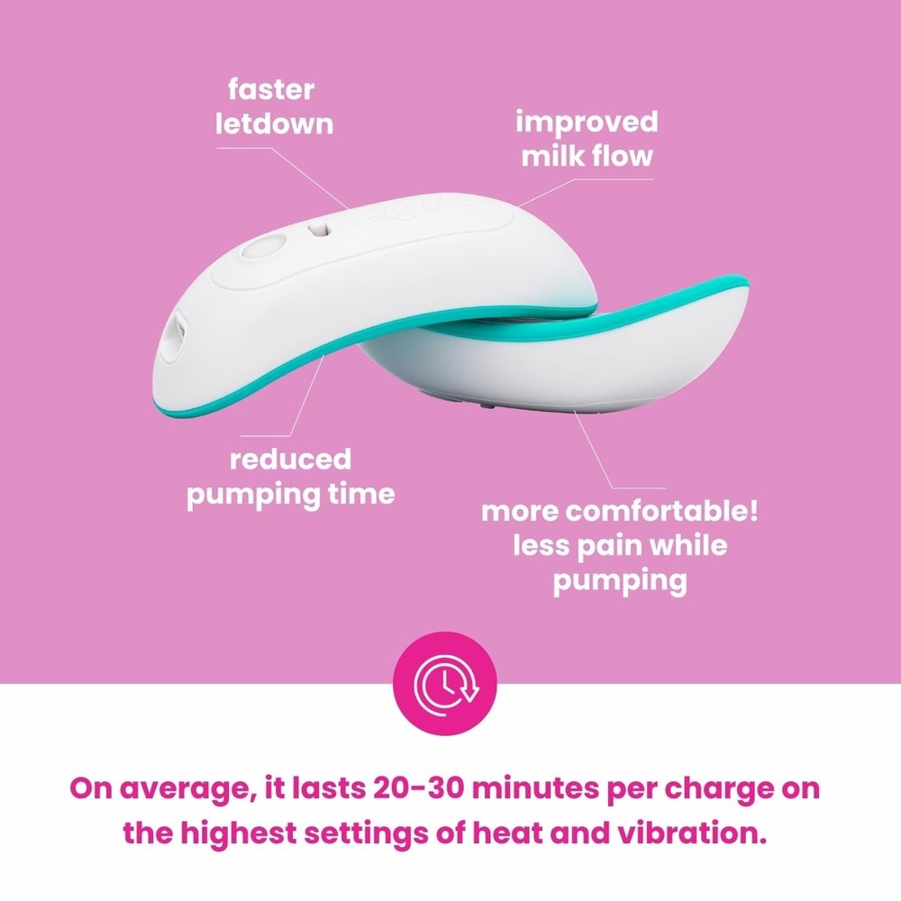 Lactation Massager 2-Pack, Heat & Vibration