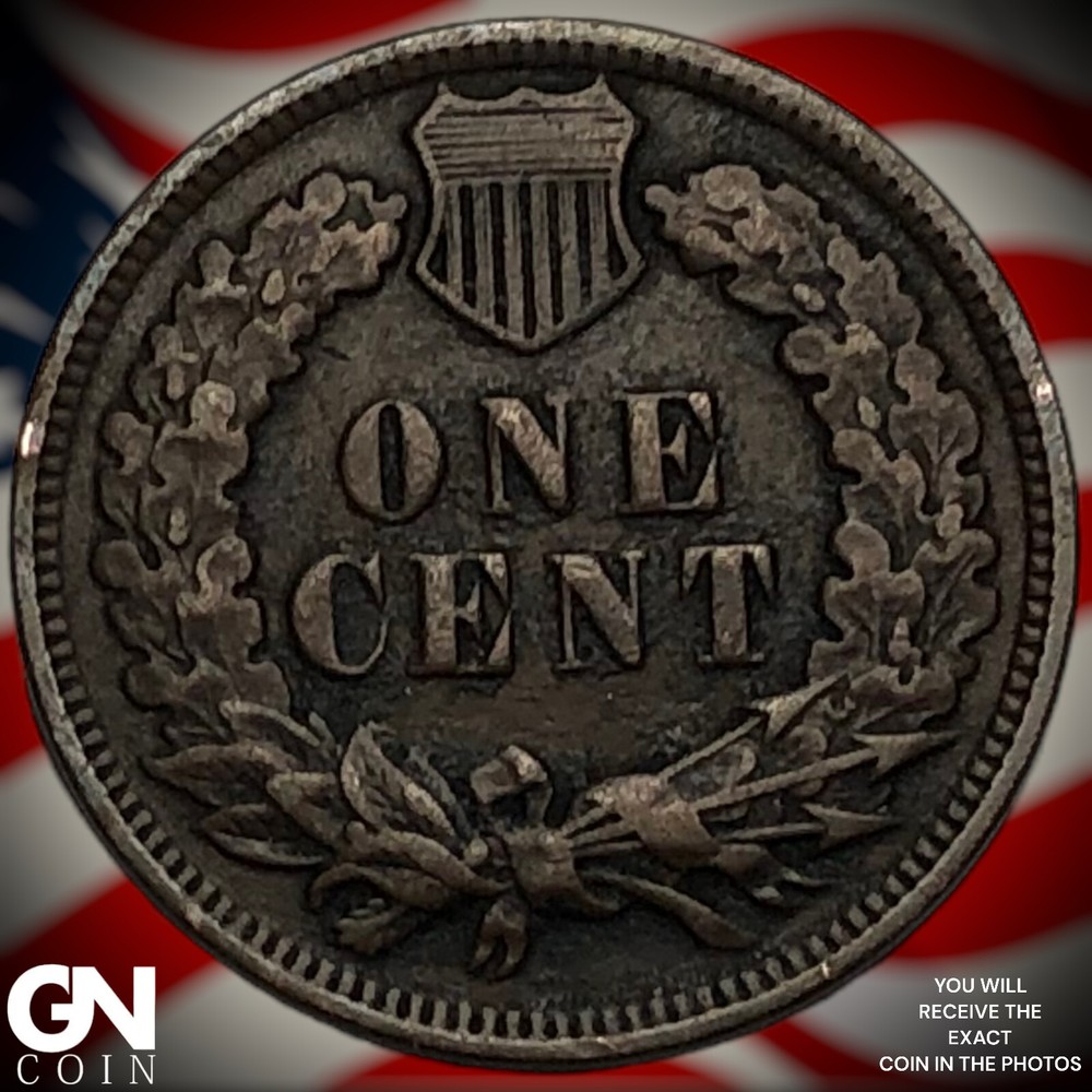 1907 Indian Head Cent Penny X0959