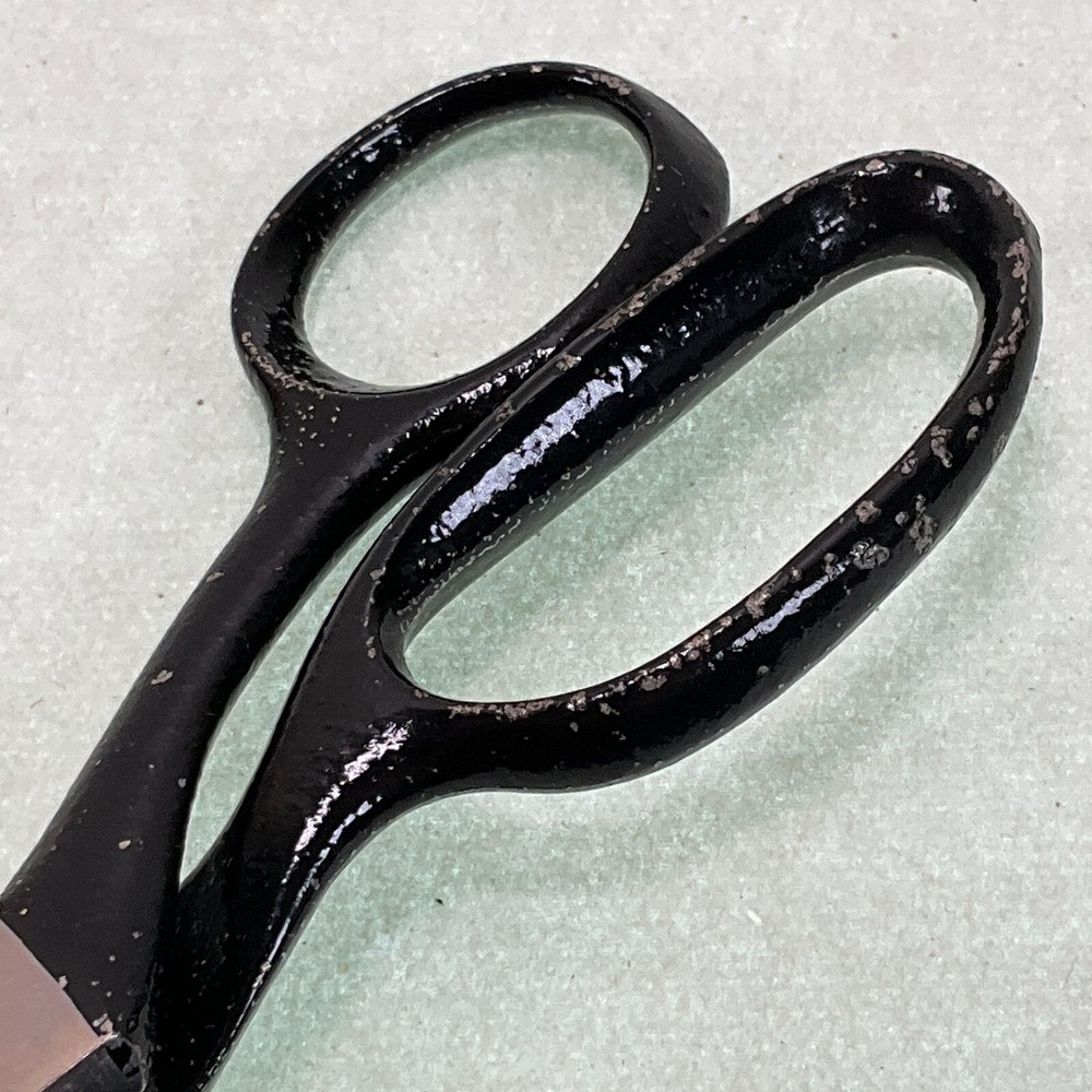 Kleencut Pinking Shears w/ Automatic Stop Sewing Scissors & Box Vintage USA