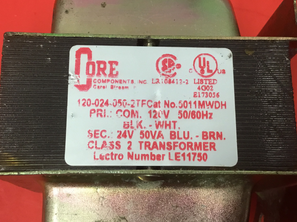 Core Components - P/N: 120-024-050-2TF - Class 2 Transformer
