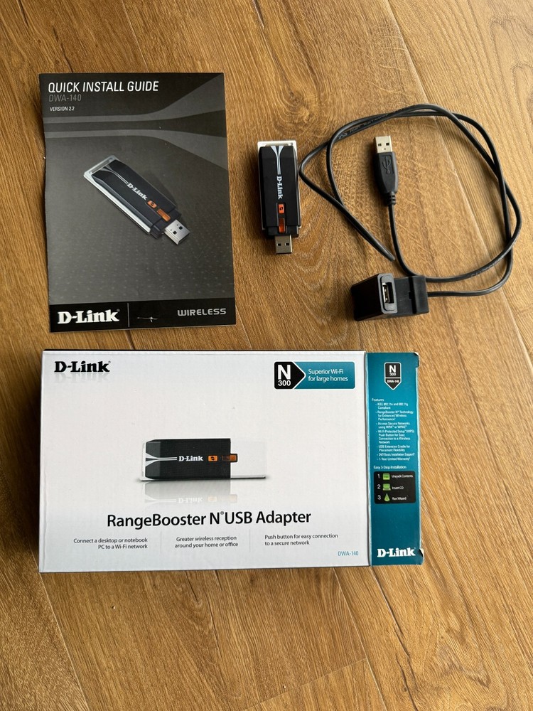 D-Link Wireless-N USB 2.0 RangeBooster Adapter Tested Works