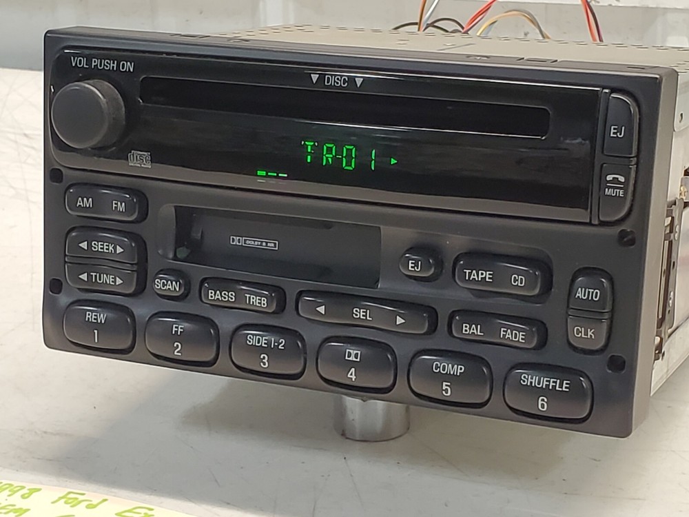 1998-2003 Ford F150 Ranger Explorer Excursion E-Van Radio CD OEM- XL2F-18C868-BB