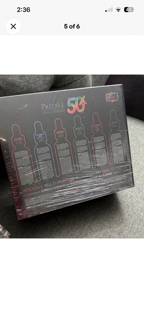 Prédiré Paris 50X Intensive Multi-Purpose Rejuvenation Skin Formula Set