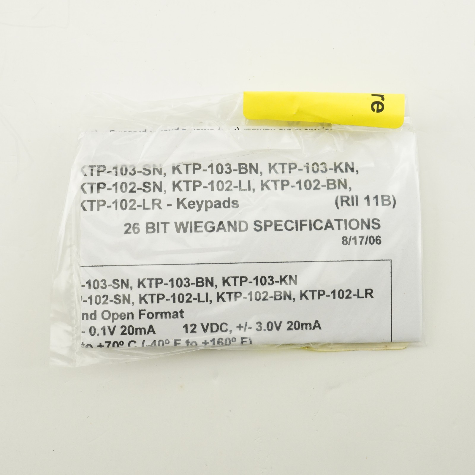 ESSEX ELECTRONICS KTP-103-KN / KTP103KN (NEW IN BOX) key pad building