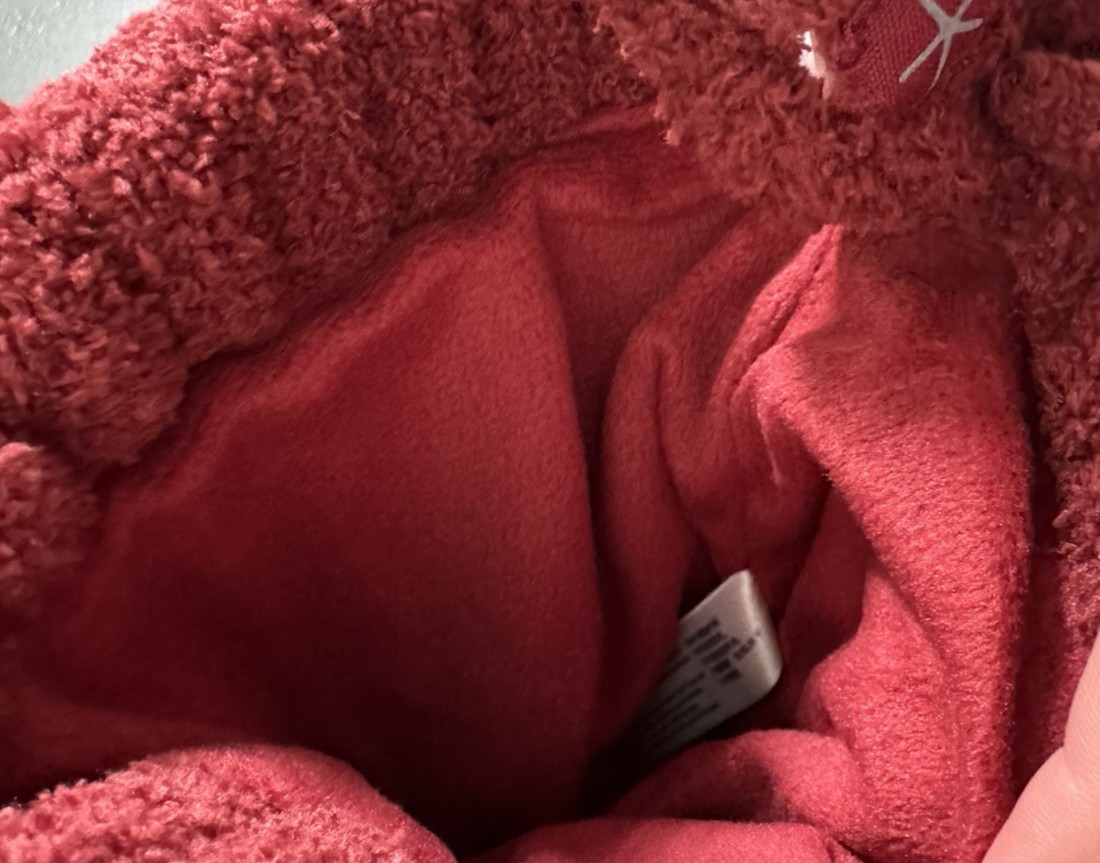 Barefoot Dreams Crimson Red CC Cable Holiday Stocking Christmas One Size NEW