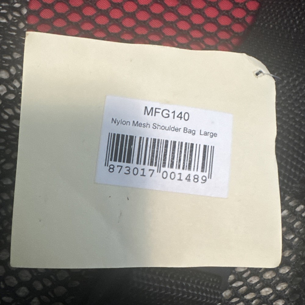 Equinox Large Nylon Mesh Shoulder Bag - Durable, Foldable, Multi-Use, and