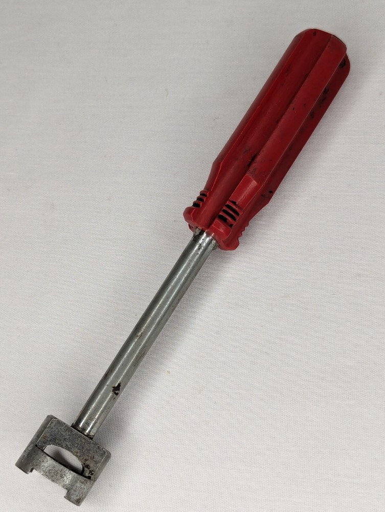 Vintage Brake Spring Tool with Red Plastic Handle