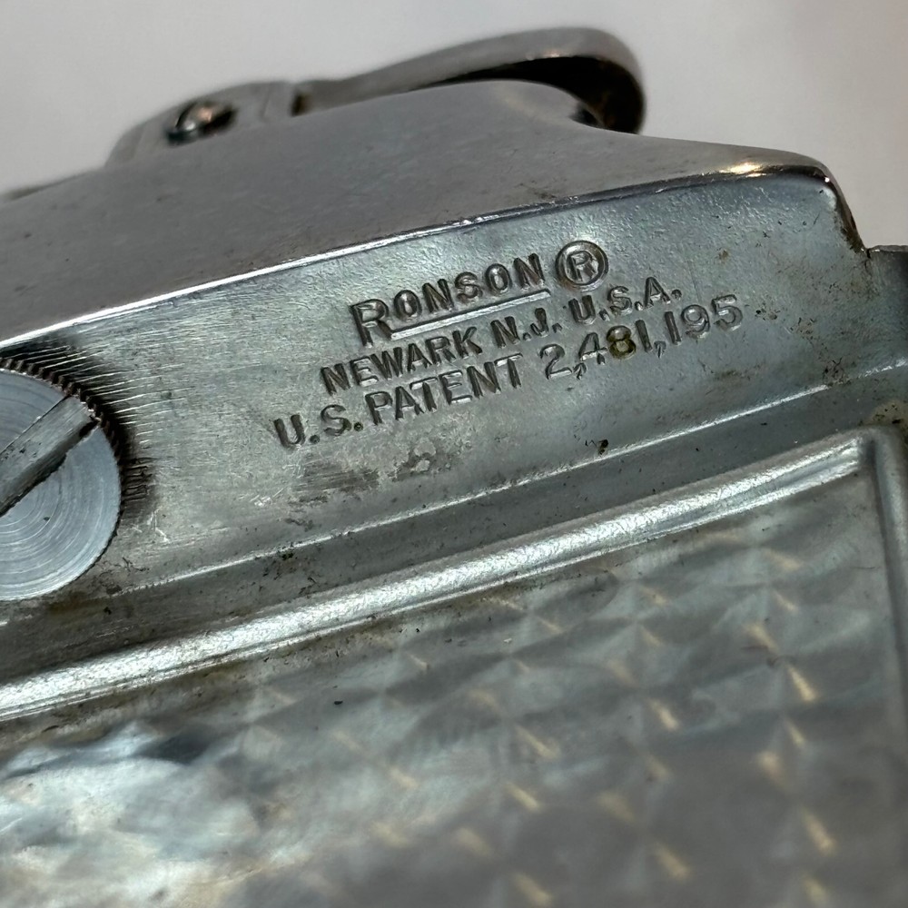 Vtg Ronson Mastercase Lighter Cigarette Case Combo