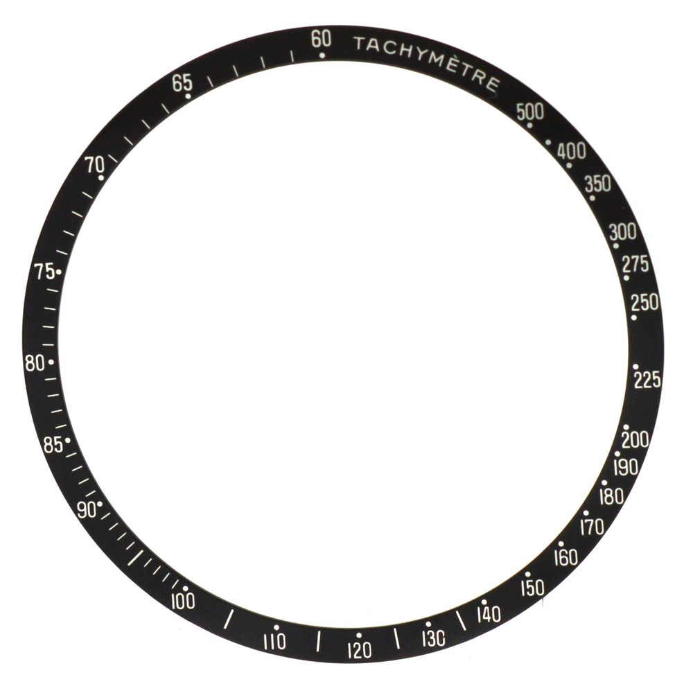 Authentic Omega Speedmaster Tachymeter Bezel  Insert 38.5MM 34.5MM Black
