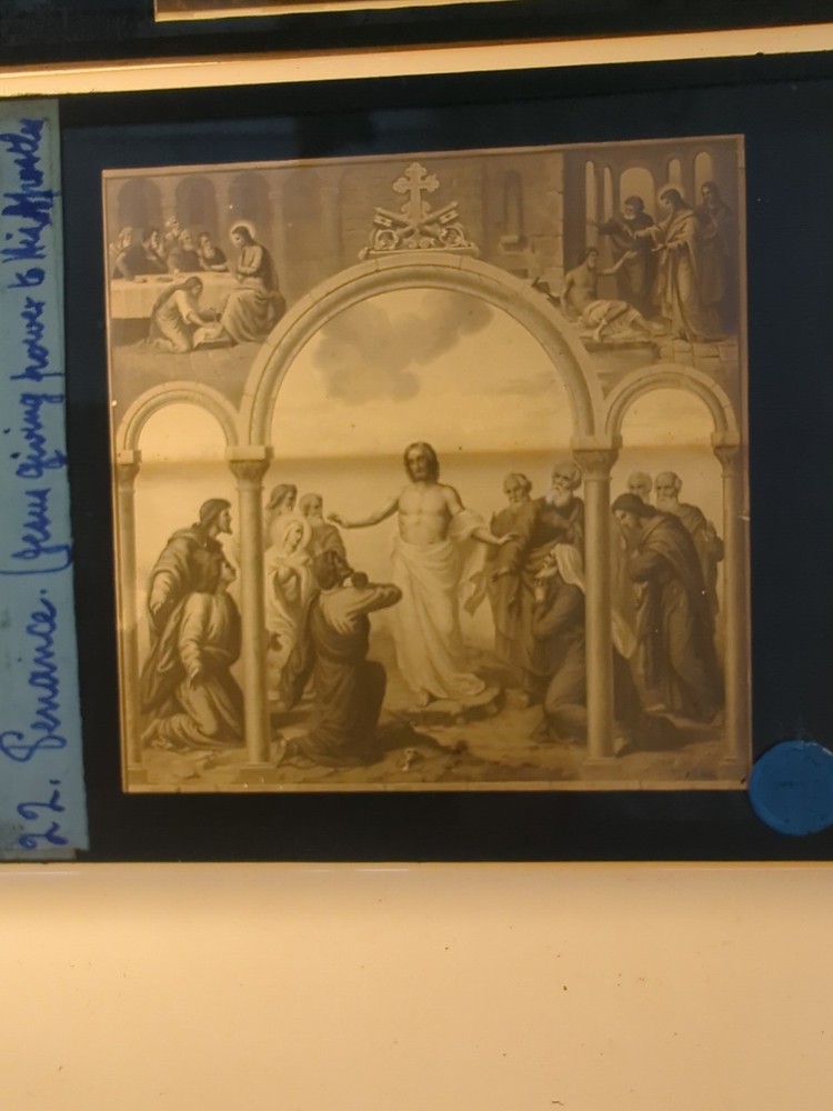 Six Lantern Slides Religious