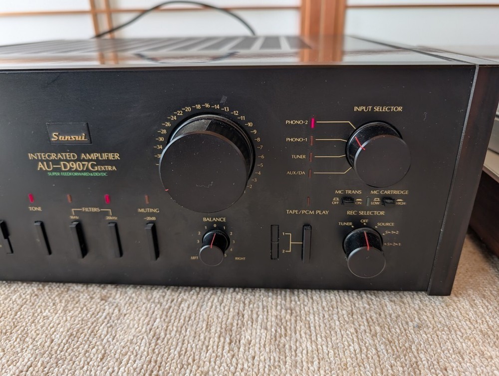 Sansui AU-D907G EXTRA Integrated Amplifier Tested Working See Description