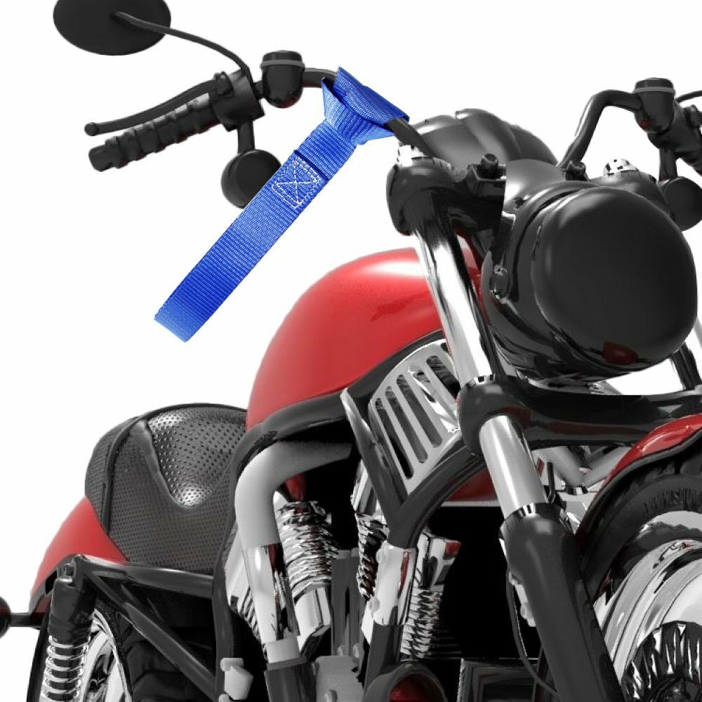 6-Pack Soft Loop Tie Down Pull Grab Straps 4500LBS Heavy Duty For Motorcycle ATV