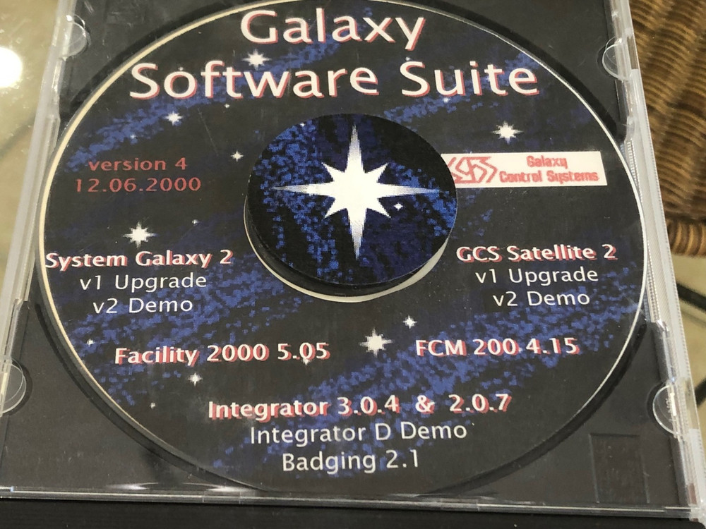 Galaxy Control Systems Software Suite Version 4, Walkersville, MD, 5 CD-ROM's