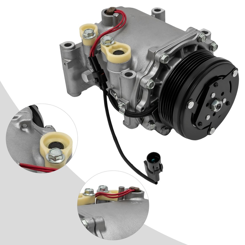 AC Compressor with Clutch Compatible for Lancer Eclipse 2.0L 2000-2007 CO10596AC