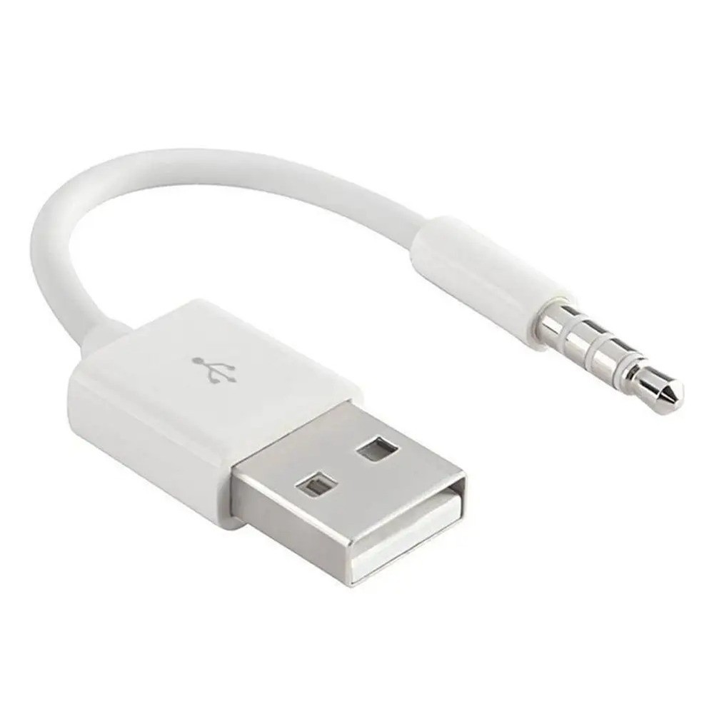 Charger Data USB 3.5mm Sync Audio Cable For IPod Shuffle 3rd 4th Gen Accessory