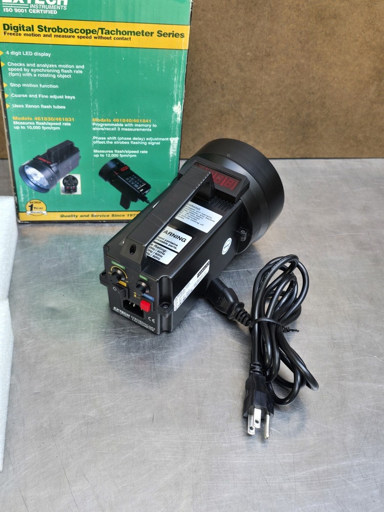 EXTECH DIGITAL STROBOSCOPE TACHOMETER 461830