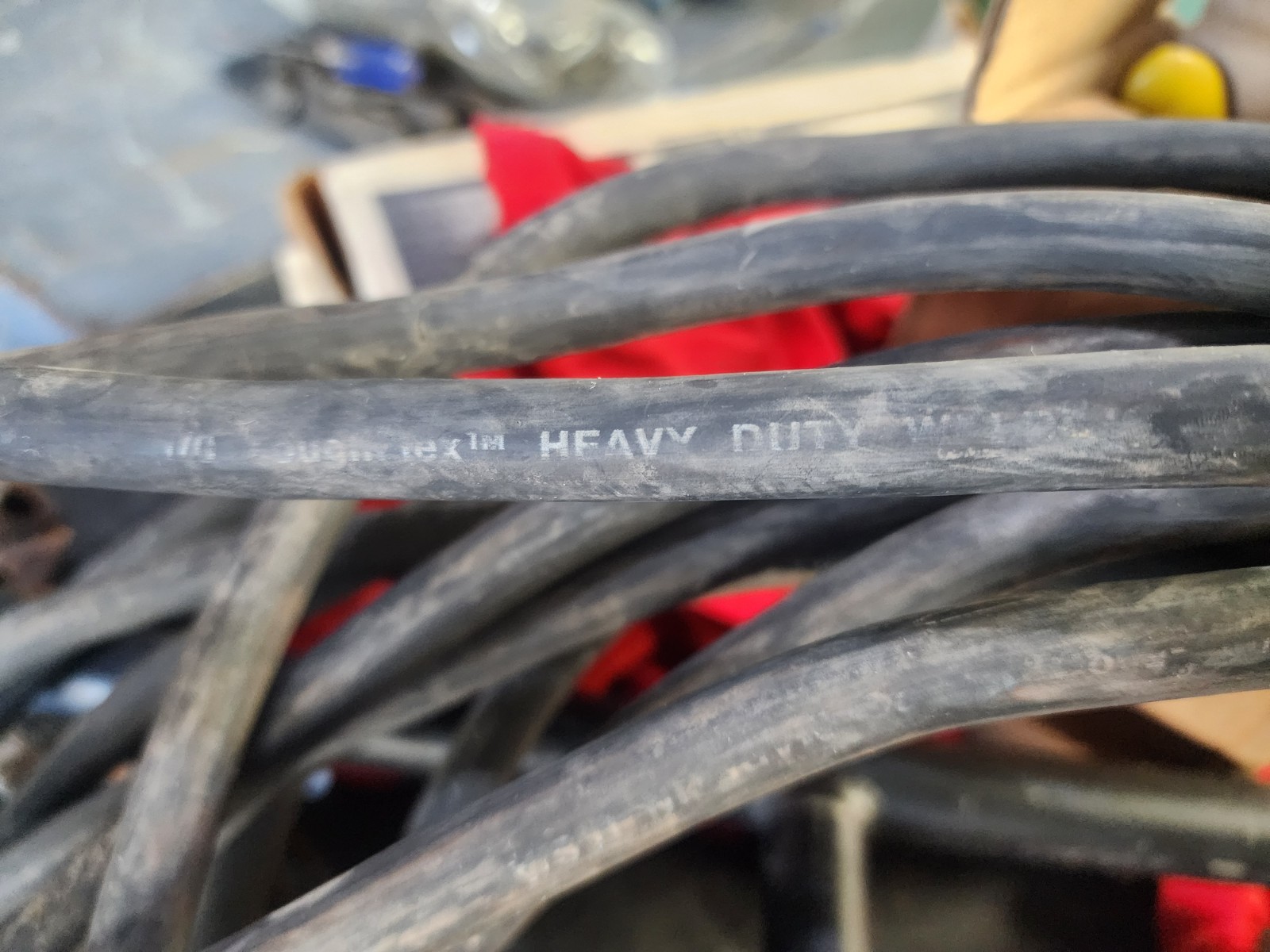 Toughflex 1/0 AWG Welding Lead W/ Lenco LC40 Male/ Female Connectors 50' Cable