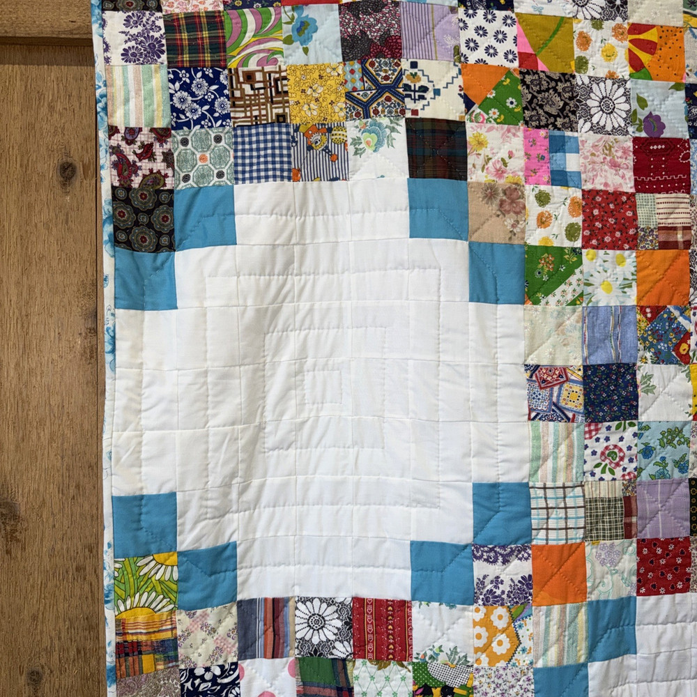 Homemade Quilt 78" x 93" SCRAPPY! Patch Pattern