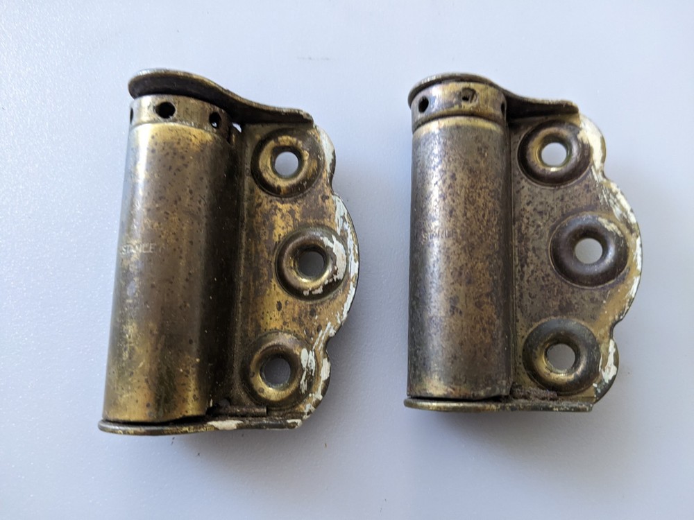 Antique Door Hardware Spring Hinges Lock Parts
