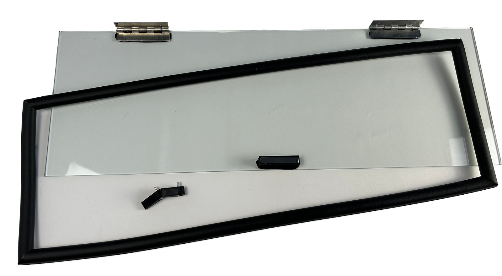 Zero 4 Outdoors 30" Glass Hinge Window; Premium Quality, Tempered Glass