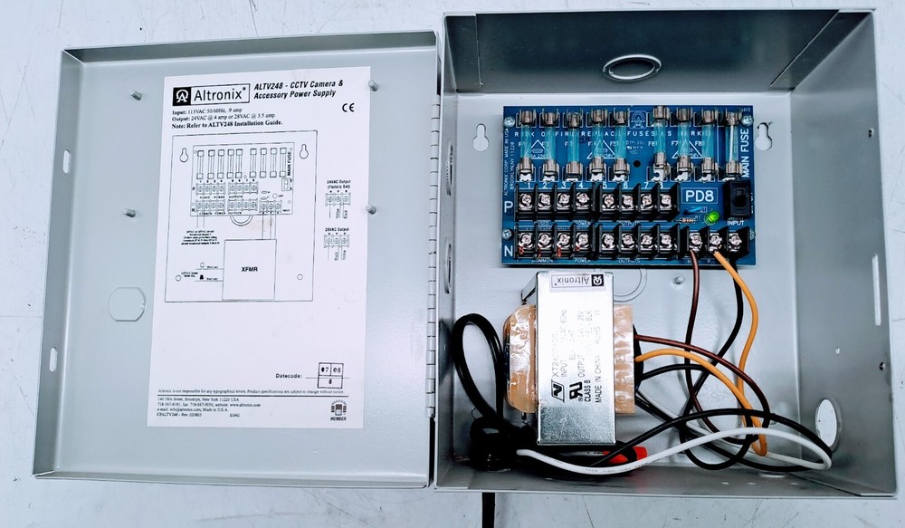 ALTRONIX ALTV248-CCTV CAMERA & ACCESSORY POWER SUPPLY