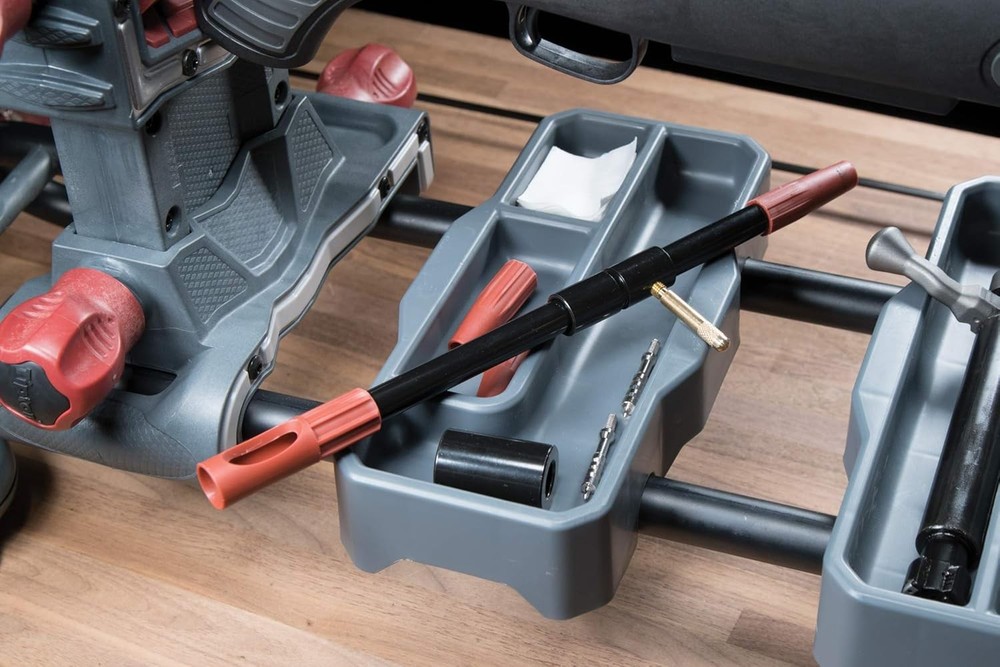 Tipton Universal Bore Guide with 3 Muzzle Guides for One Size, red, black