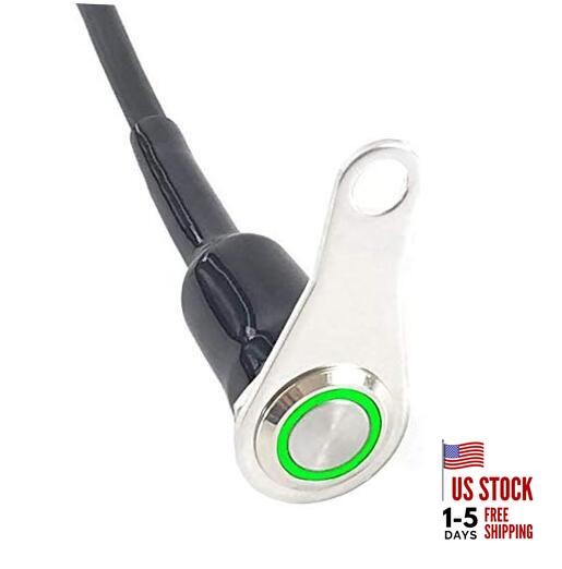 Stainless Steel LED Motorcycle Handlebar Switch Horn Kill Start Button