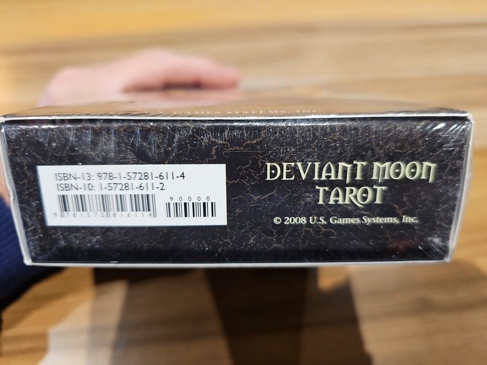 DEVIANT MOON TAROT CARD DECK PATRICK VALENZA U.S. GAMES SYSTEMS COMPLETE SET NEW