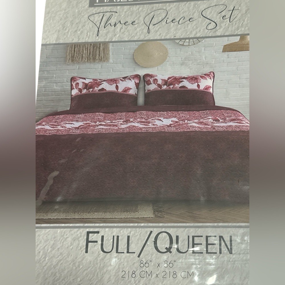IC COLLECTION 3 Piece Full/Queen Comforter Set