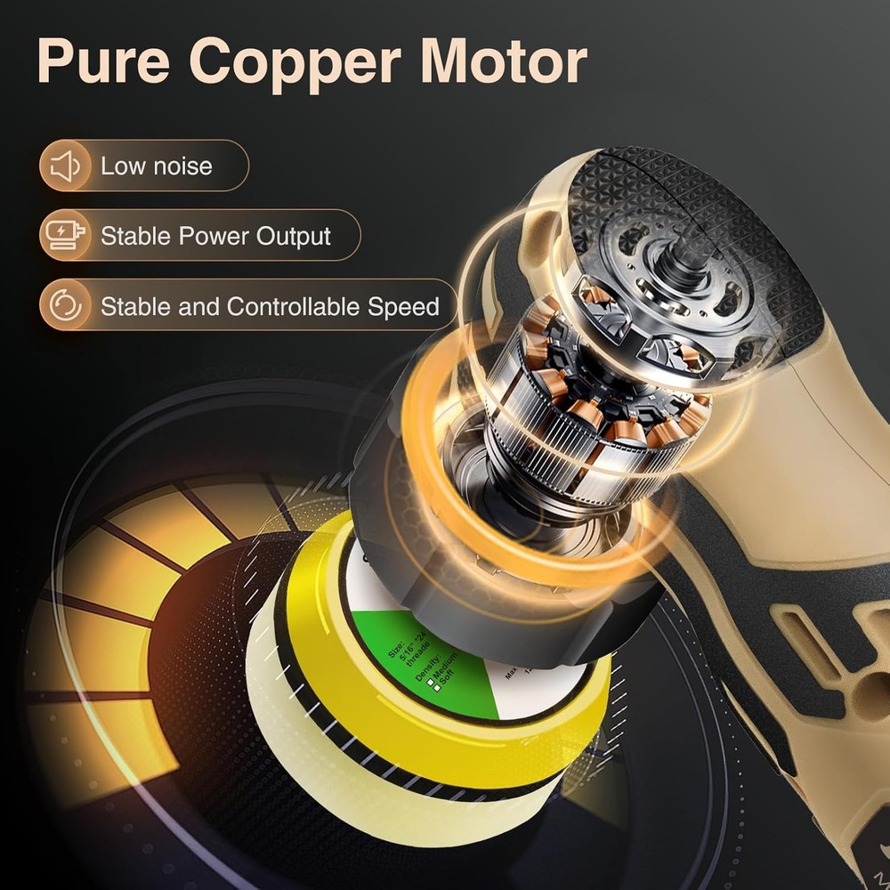 DA RO Cordless Mini Polisher 3 Pad