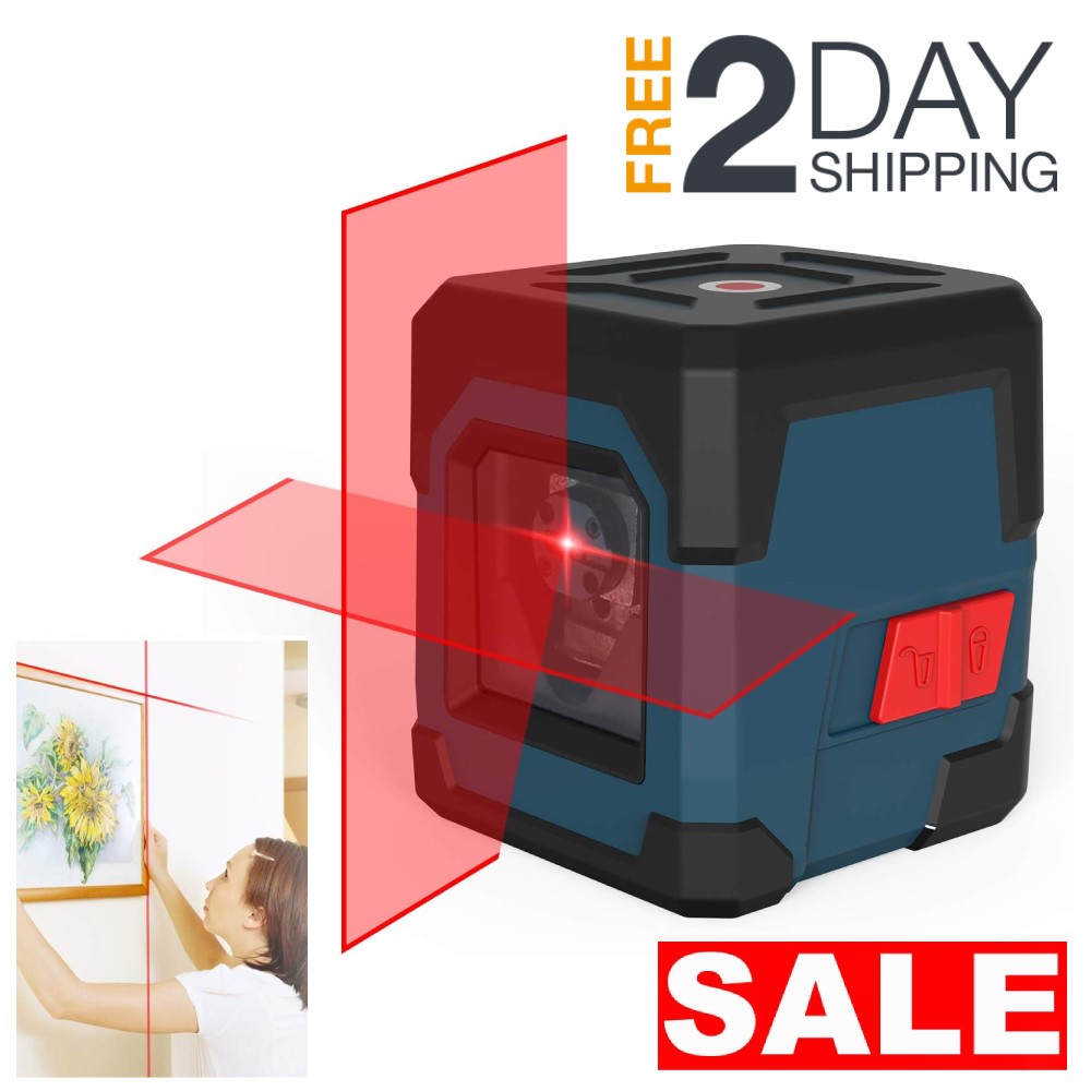 Nivel Laser 100 Ft Autonivelante 360 Giratorio Profesional Rojo Para Angulos US