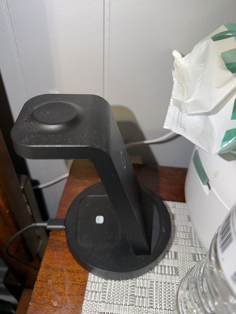 Black Universal Smart Watch Charging Dock Stand