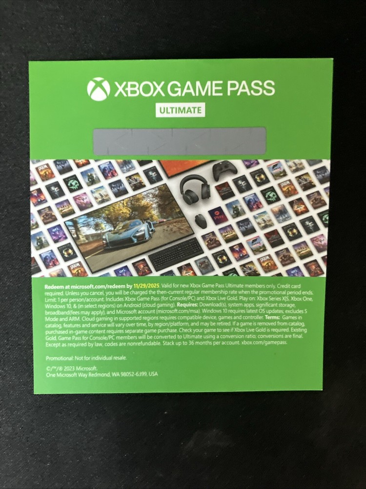 Xbox Game Pass Ultimate 1 Month *CA ONLY*