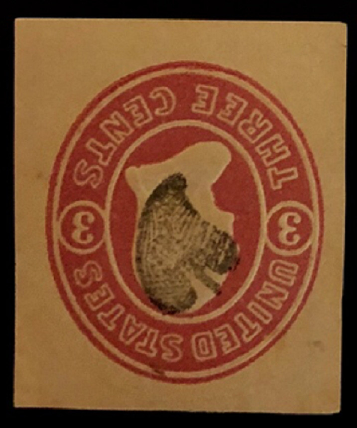 NY FANCY CANCEL - RARE LEAF DESIGN of ONEIDA CASTLE - See SKINNER & ENO: PP-L 43