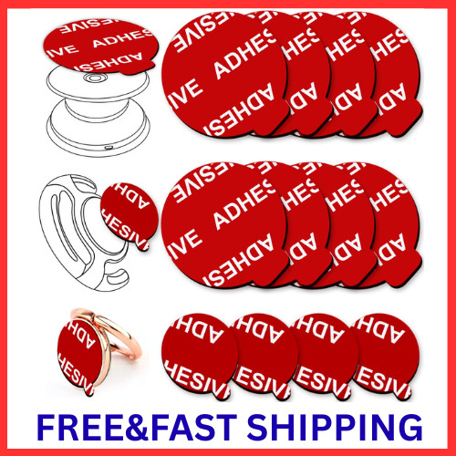 8 Pack Replacement Adhesive Pads for Pop Expanding Phone Stand and Socket
