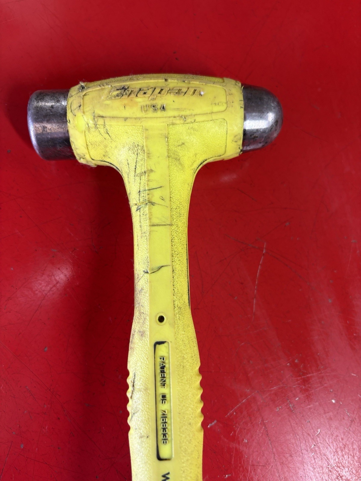 SNAP ON DEAD BLOW HAMMER HBBD16 HIVIZ Yellow