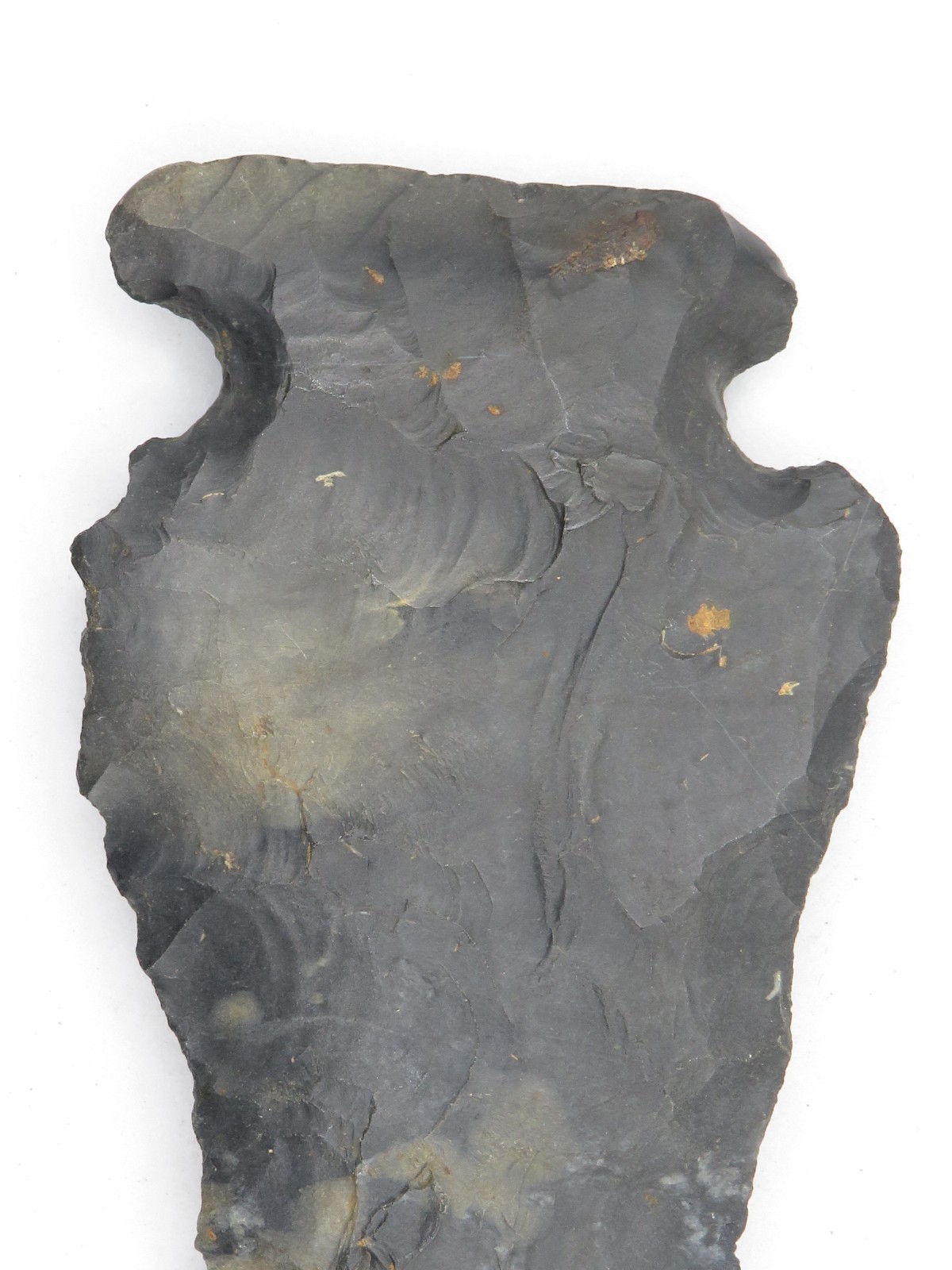 3½" SIDE NOTCHED INDIAN ARROWHEAD - AUTHENTIC with GREAT COLOR! *