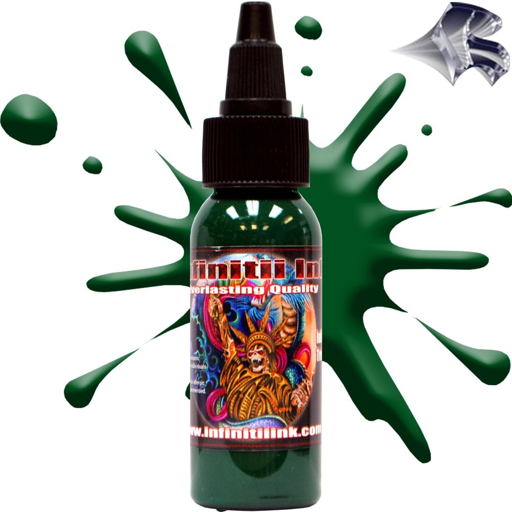 Infinitii True Green Tattoo Ink 1oz