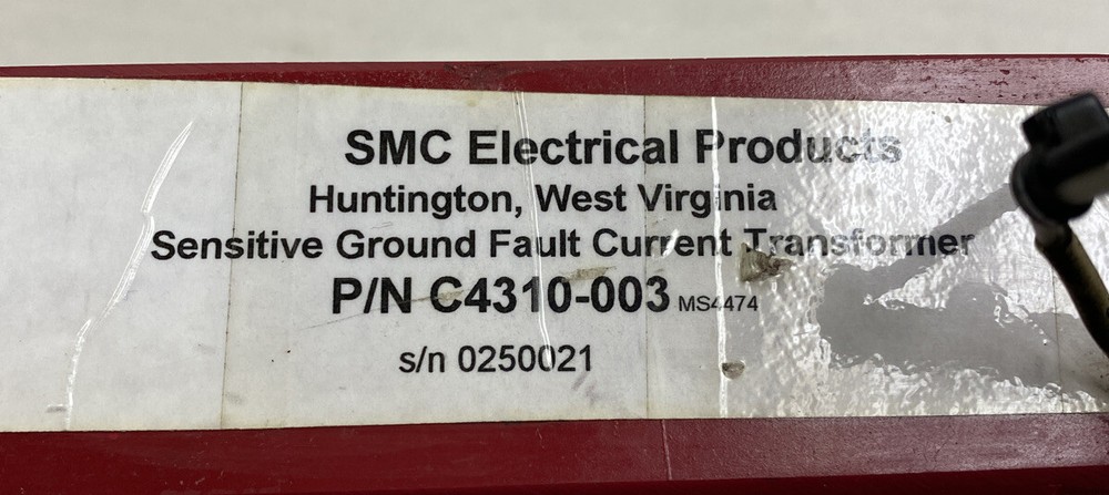 SMC,C4310-003,Sensitive Ground Fault Current Transformer