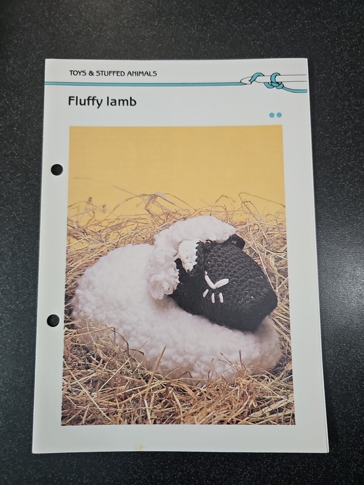 Fluffy Lamb Stuffed Toy Crochet Pattern Marshall Cavendish