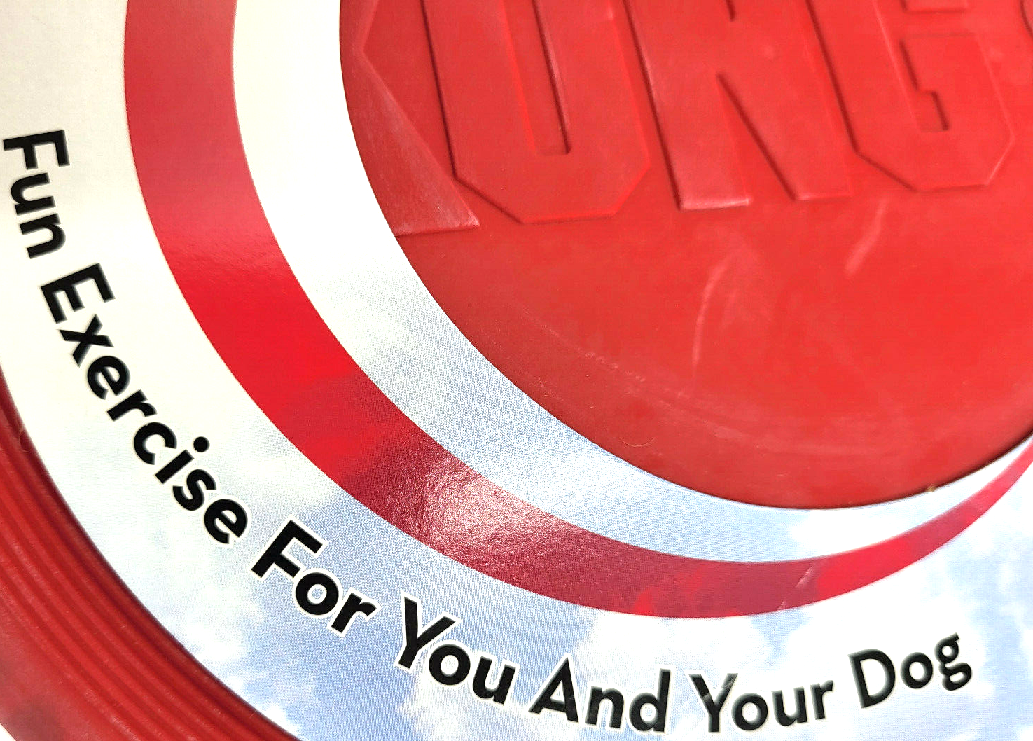 KONG Flexible Flyer LARGE 9" Durable Soft Rubber Frisbee Dog Fetch Toy