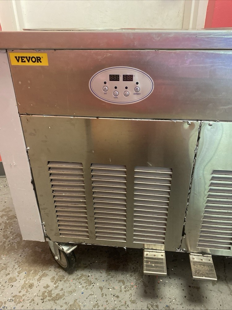 Vevor Double pan Rolled Ice Cream machine
